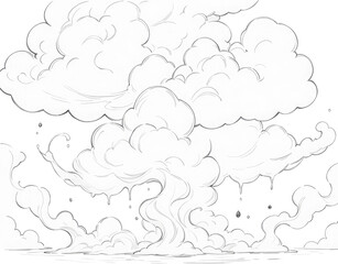 Acrylic color pigment and ink cloud in water. fill the colour