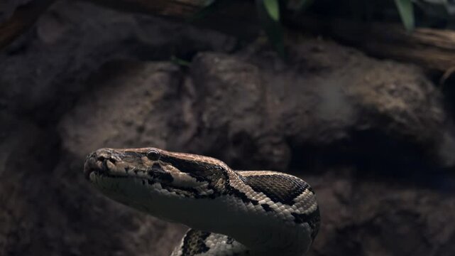 The ball python (Python regius), also called the royal python, is a python species native to West and Central Africa, where it lives in grasslands, shrublands and open forests