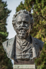 Fototapeta premium Friedhof, Grabstein, Statue