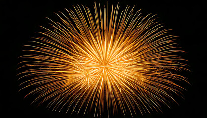 Fototapeta premium isolated png illustration golden firework thin stroke lines ideal overlay texture designs