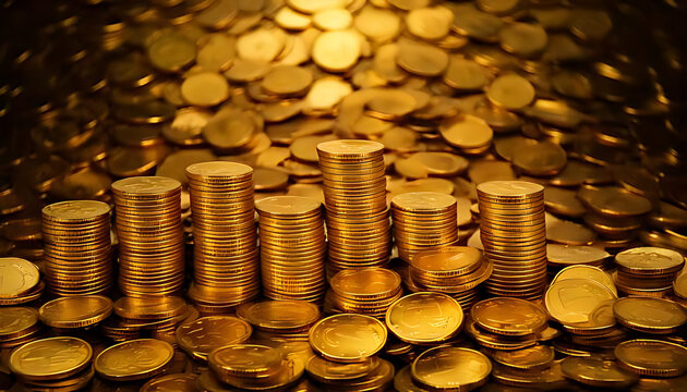 new gold coin backgrounds suitable weddings birthdays anniversaries new years christmas holiday celebrations