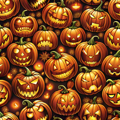 halloween wallpaper with evil pumpkins