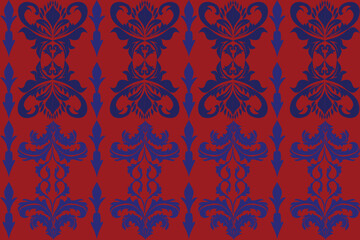 seamless damask pattern