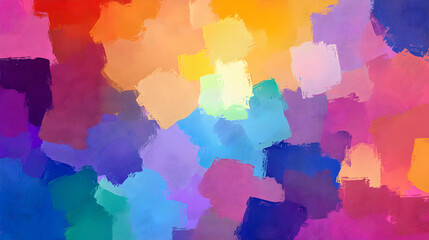 Obraz premium Abstract Colorful Brushstrokes Background, art, canvas, colors, design, digital art