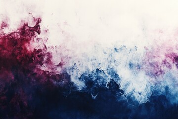 Obraz premium Colorful, abstract painting with a blue and red swirl. The painting is full of energy and movement, with the blue and red colors blending together to create a dynamic and vibrant scene