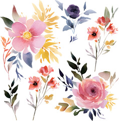 pattern with poppies
