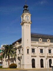 Fototapeta premium Valencia Port Clock (Reloj del Puerto de Valencia), Port of Valencia, Spain