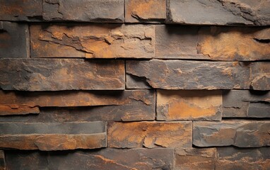 A close-up view of an old, weathered brick wall showcasing a rustic texture, with varying shades of red and brown bricks. 