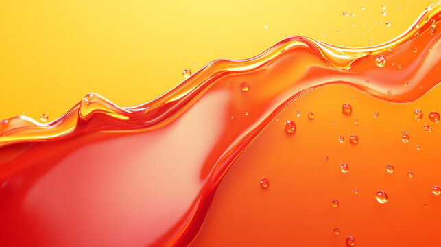 orange juice splash