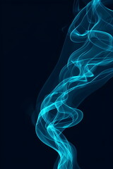 Smoke trail background with copy space