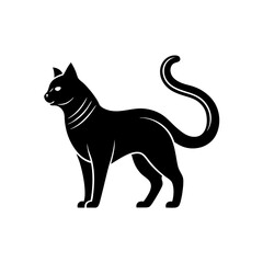Cat vector silhouette 