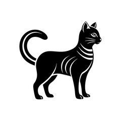 Cat vector silhouette 