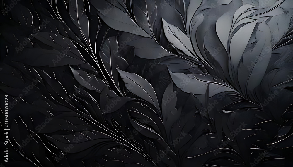 Aufkleber dark background features black gray textured banner abstract elements subtle gradient effects