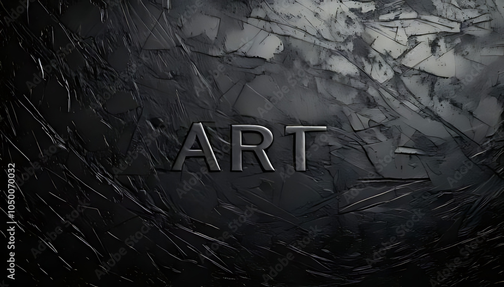 Aufkleber dark background features black gray textured banner abstract elements subtle gradient effects