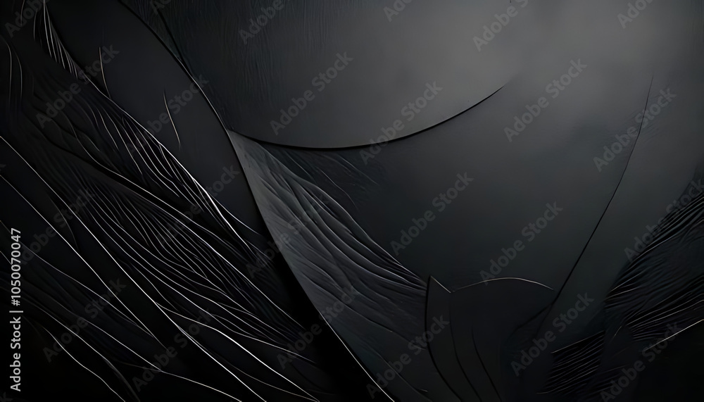 Aufkleber dark background features black gray textured banner abstract elements subtle gradient effects