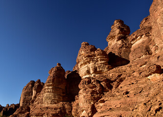 Huge rocks sculpted like art pieces by wind and weather over millennia