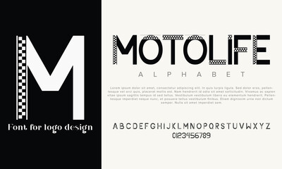 Heltavasha vector alphabet font for logo design