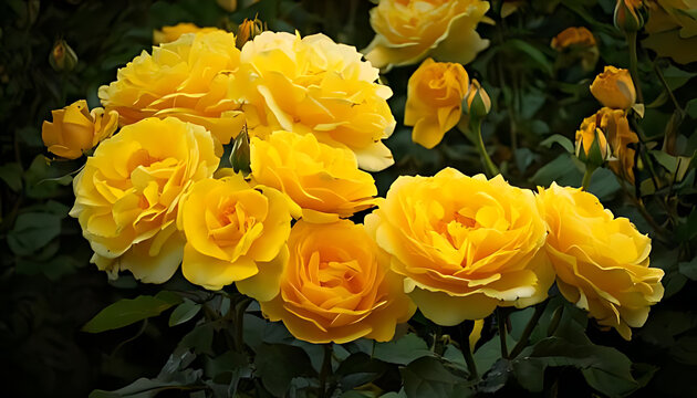 medium yellow garden roses ukrainian bred khortitsa double bends medium size