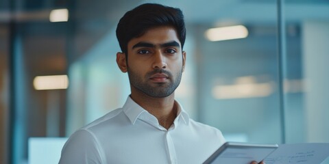 Businessman in Conference Room