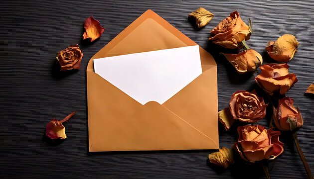 sending goodbye note envelope dry roses simple yet meaningful way end relationship