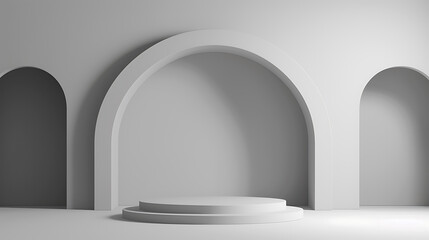Fototapeta premium minimal showcase