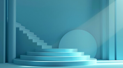 Fototapeta premium minimal showcase