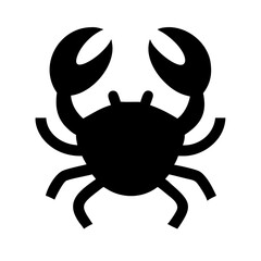 Crab Silhouette for Coastal Design