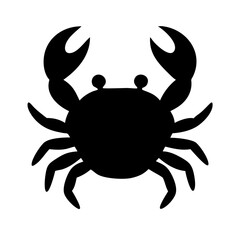Stylized Crab Silhouette Vector