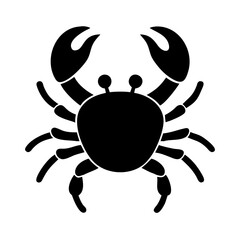 Simple Crab Shape Outline