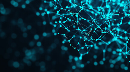 Floating digital HR network with performance metrics, advanced team connectivity visualization