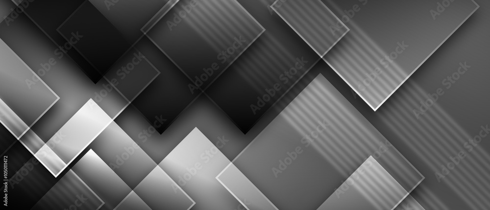 Poster minimal background with waves arrows geometric shapes and copy space
