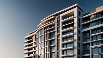 Fototapeta premium Modern Architectural Concepts, Real Estate Visual Assets