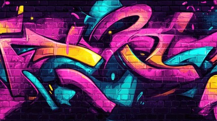 graffiti slogan print with neon spray, t shirt graphics print vector illustration design, Urban typography hipster street art for graphic