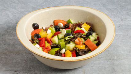 Greek salad bowl