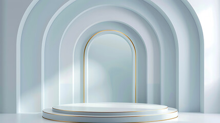 Obraz premium minimal podium