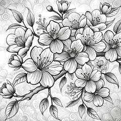 Abstract watercolor landscape of rolling hills and sunrise.