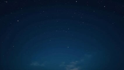 Naklejka premium Enchanting night sky with twinkling stars and wispy clouds