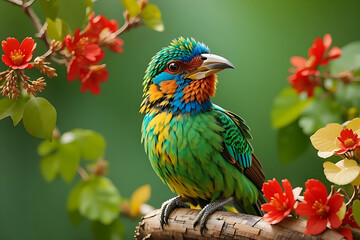 Obraz premium blue and yellow macaw