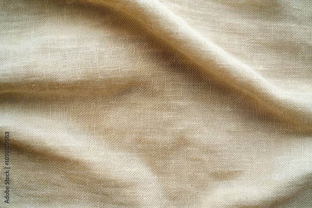 Poster this is a closeup view of a soft and neutralcolored textured fabric which is ideal for a variety of 