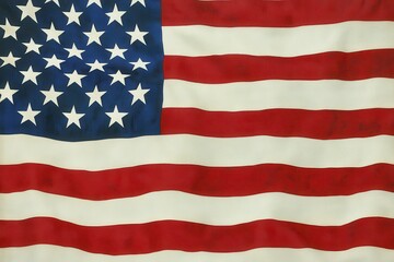 Obraz premium The American Flag A Symbol of Freedom and Unity Representing the Spirit of the United States