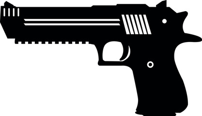 gun Pistol handgun silhouette file vector 