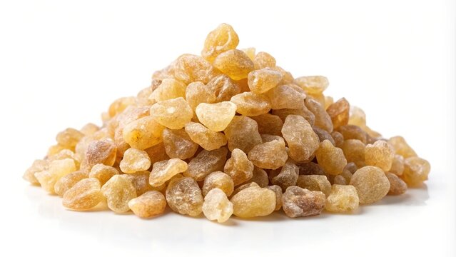 Tree resin isolated on white background