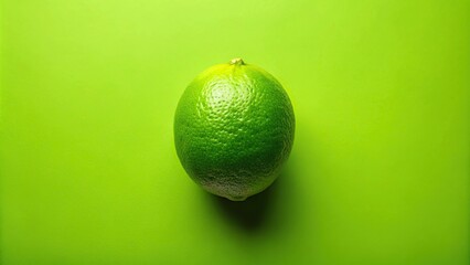 Vibrant lime-shaped design ideal for youthful projects