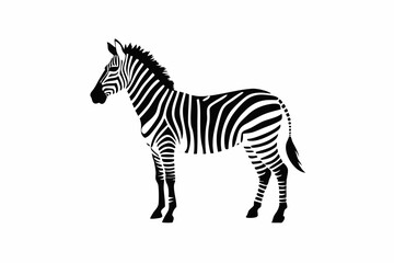 Dynamic Zebra Silhouette Design