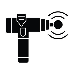 Massager icon vector on white background