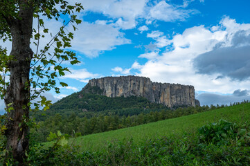 the famous Pietra di Bismantova in Italy