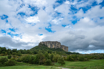 the famous Pietra di Bismantova in Italy