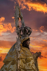 photography of the Virgin of the Angels of Getafe beauty, devotion and peace.