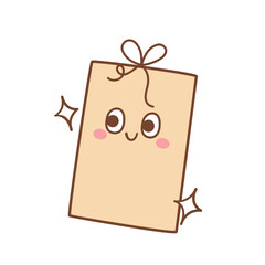 Cute present or gift box for birthday 