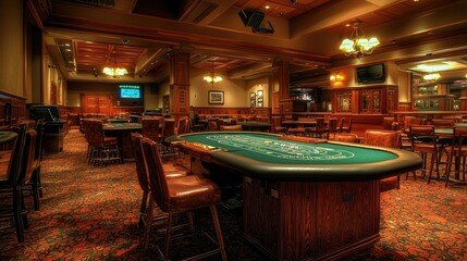 Serene Casino Lounge Area for Relaxation